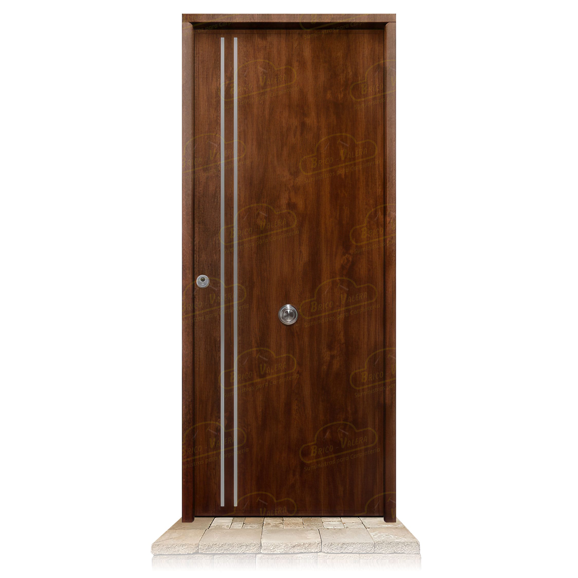 Puerta Acorazada Iris FM Roble Viejo Sagacor 100
