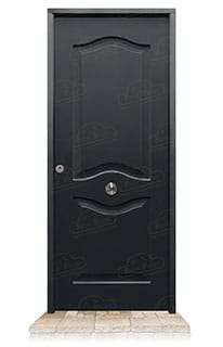 Puerta Acorazada Provenzal Gris Oxidon Sagacor 100