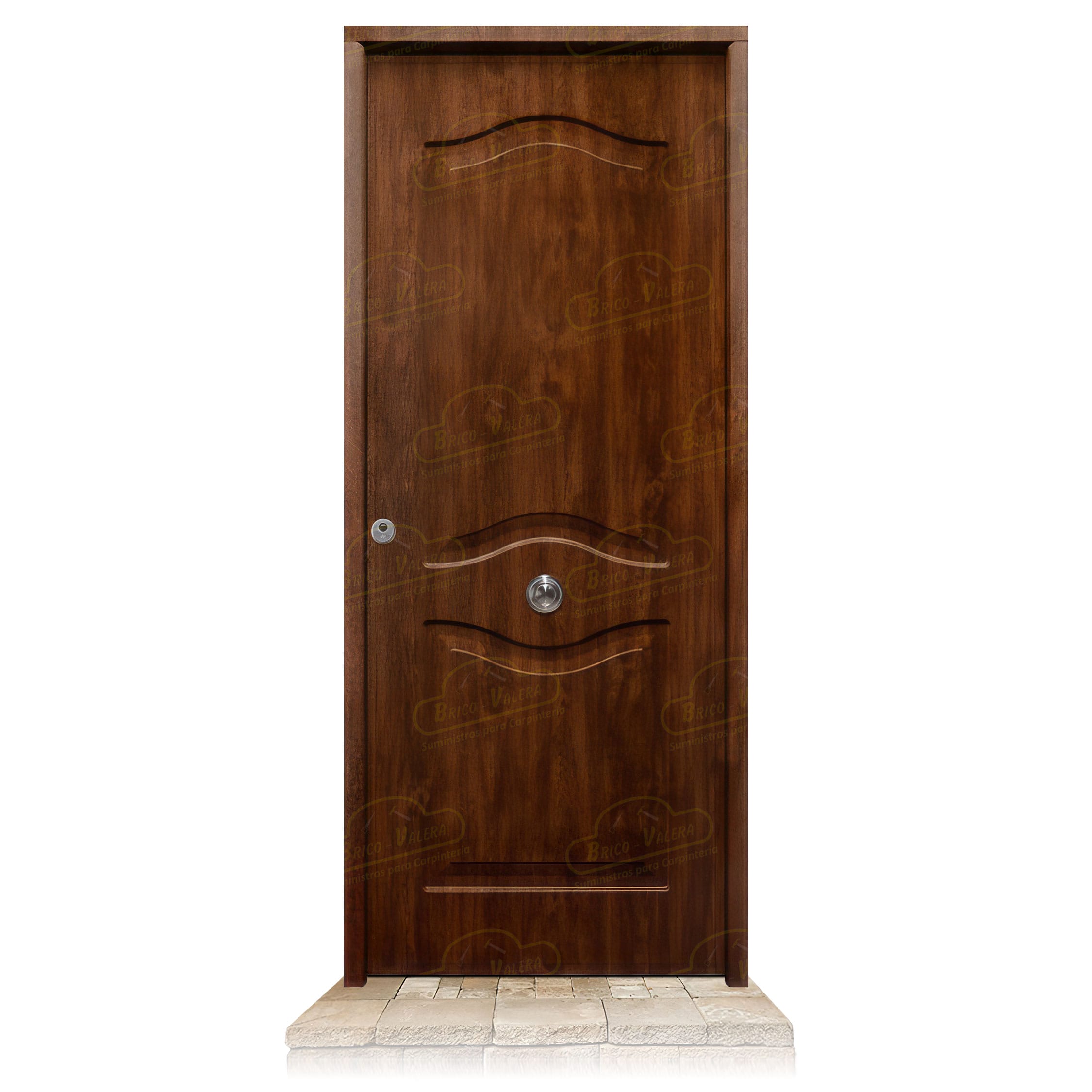 Puerta Acorazada Provenzal Roble Viejo Sagacor 100