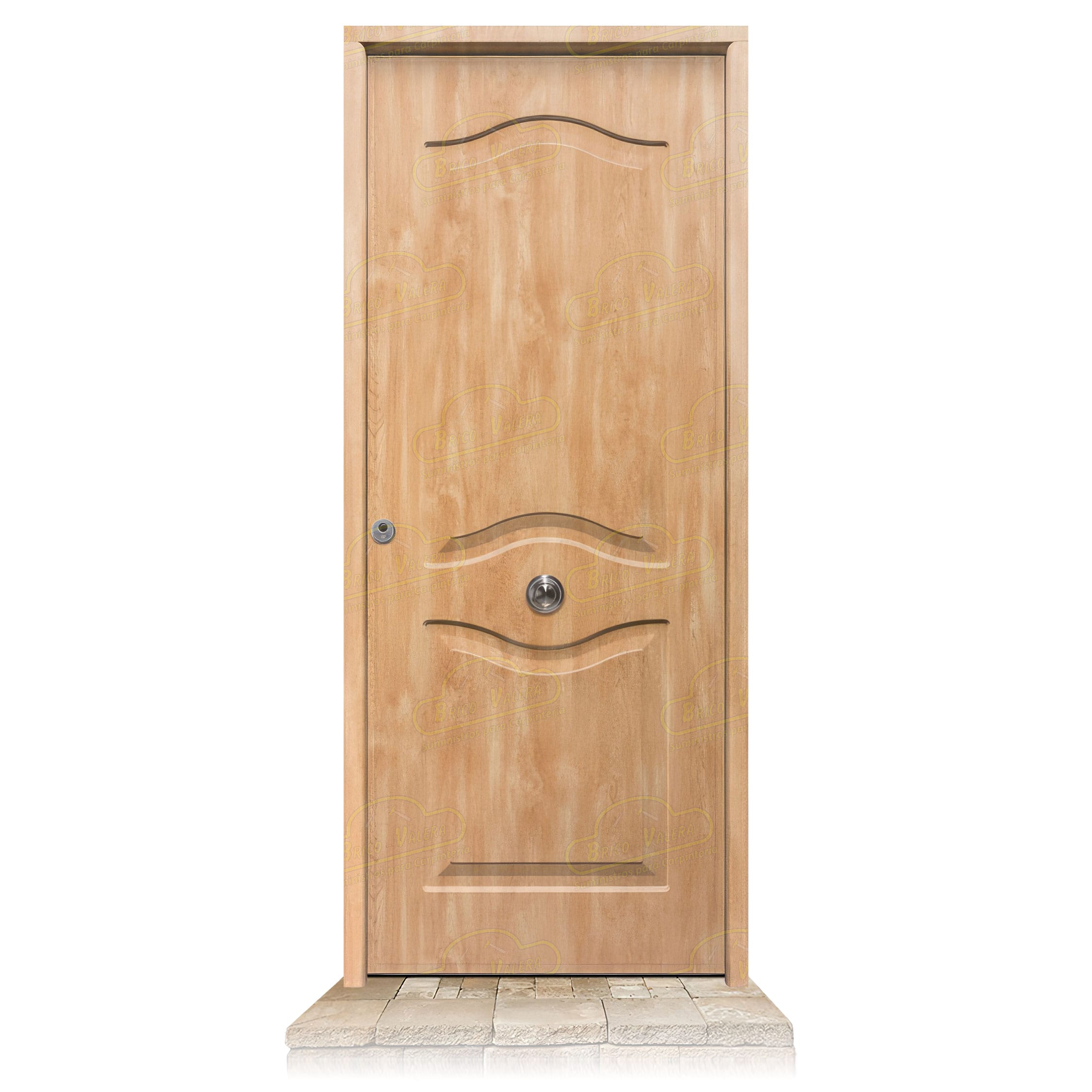 Puerta Acorazada Provenzal Roble Sagacor 100