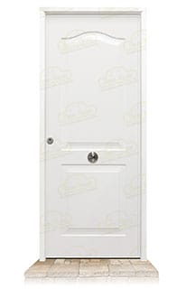 Puerta Acorazada Semiprovenzal Blanca Sagacor 100