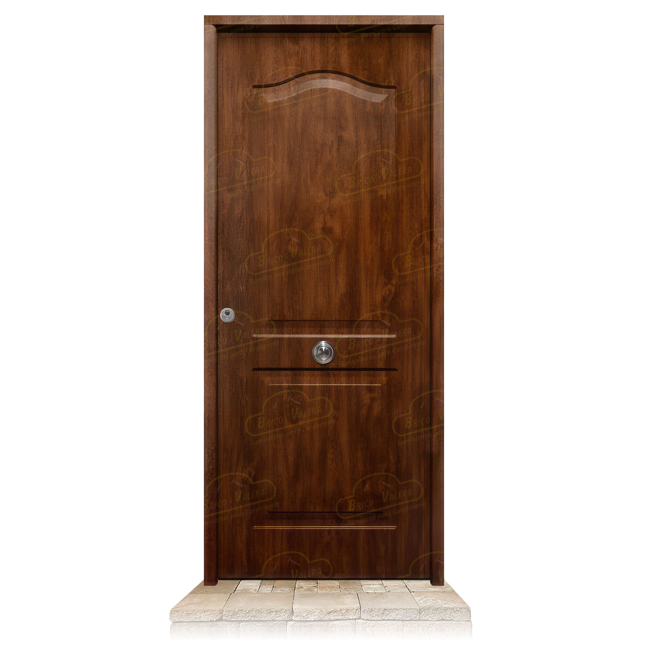 Puerta Acorazada Semiprovenzal Roble Viejo Sagacor 100