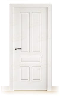 Puerta Maciza Aranjuez de Interior Lacada Blanca 