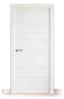 Puerta Maciza Gran Vía de Interior Lacada Blanca 