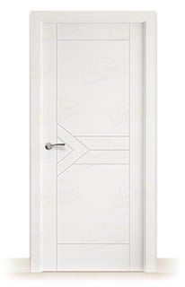 Puerta Maciza LP-900 de Interior Lacada Blanca 