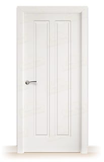 Puerta Maciza LP-C2 de Interior Lacada Blanca 