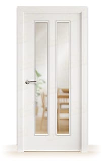 Puerta Maciza LP-C2 V2 de Interior Lacada Blanca 