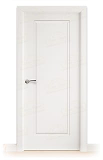 Puerta Maciza P-11 de Interior Lacada Blanca P-11