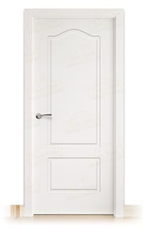 Puerta Maciza P-22 de Interior Lacada Blanca 