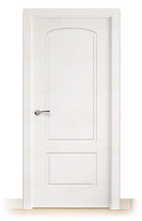 Puerta Maciza P72 de Interior Lacada Blanca 