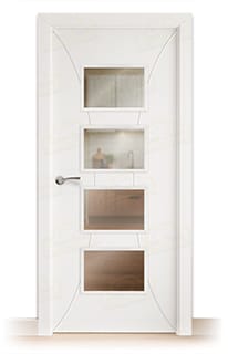Puerta Maciza PL-1200 BV4 de Interior Lacada Blanca 