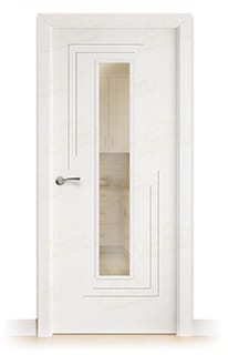 Puerta Maciza PL-1400 BV1C de Interior Lacada Blanca 