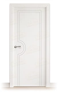 Puerta Maciza PL-1600 de Interior Lacada Blanca 