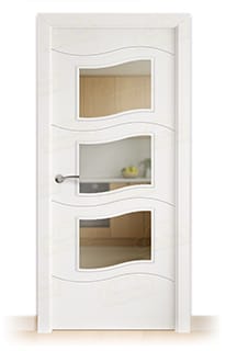 Puerta Maciza PL-2900 BV3 de Interior Lacada Blanca 