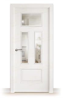 Puerta Maciza UR-140 V3 de Interior Lacada Blanca 