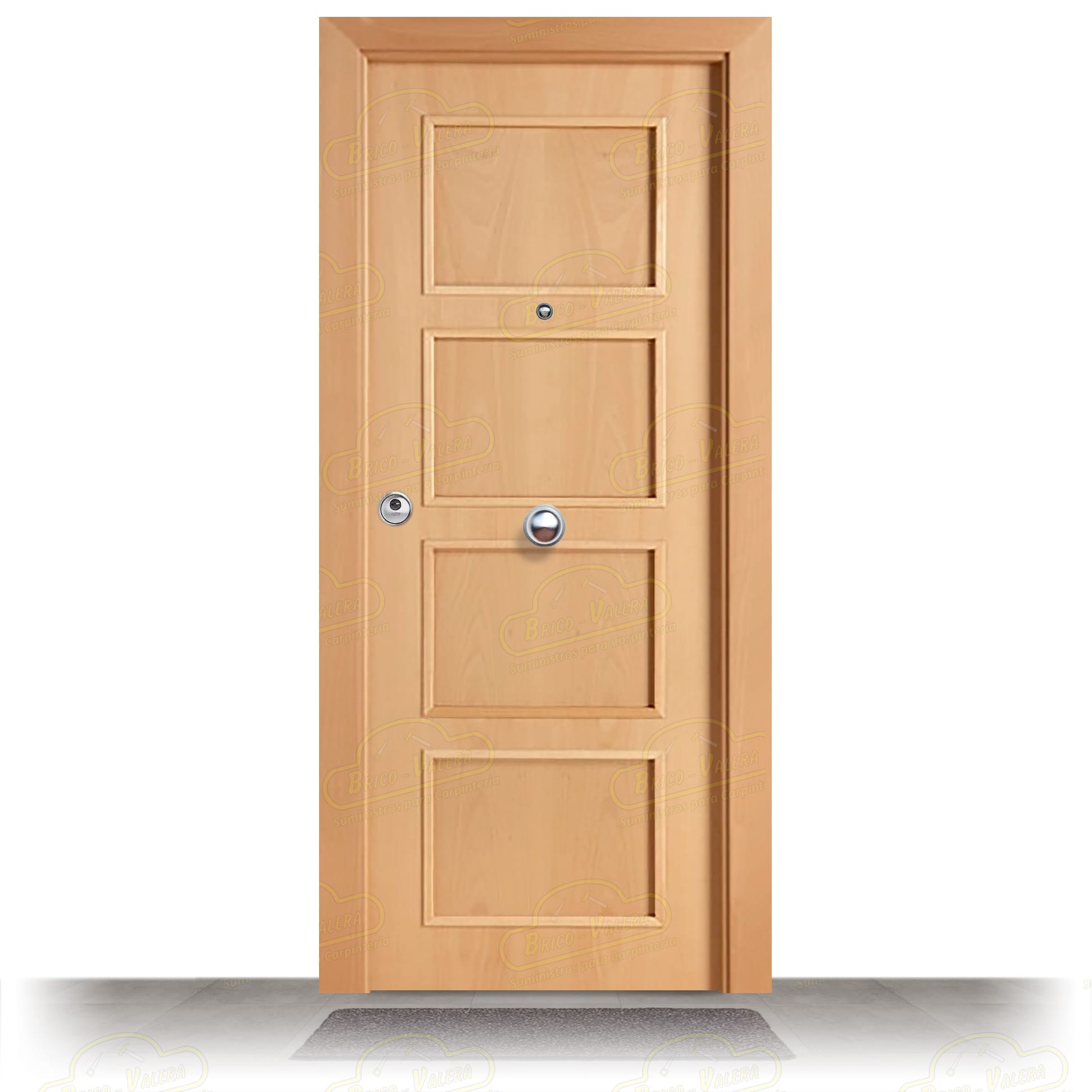 Puerta Blindada T400-Haya Clásica