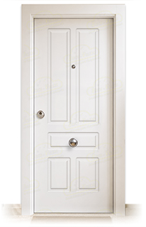 Puerta Blindada Aranjuez Lacada Blanca