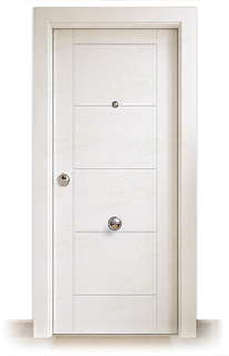 Puerta Blindada Asturias Lacada Blanca
