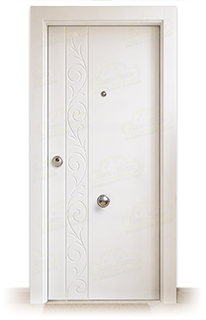 Puerta Blindada Barcelona Lacada Blanca