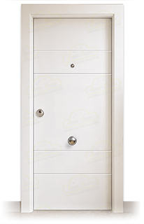 Puerta Blindada GRAN-VÍA Lacada Blanca