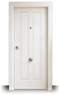Puerta Blindada LP-C2 Lacada Blanca