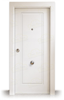 Puerta Blindada P-11 Lacada Blanca