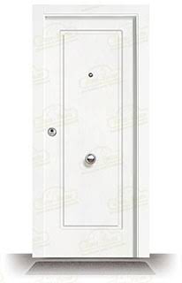 Puerta Blindada P-11 Lacada Blanca