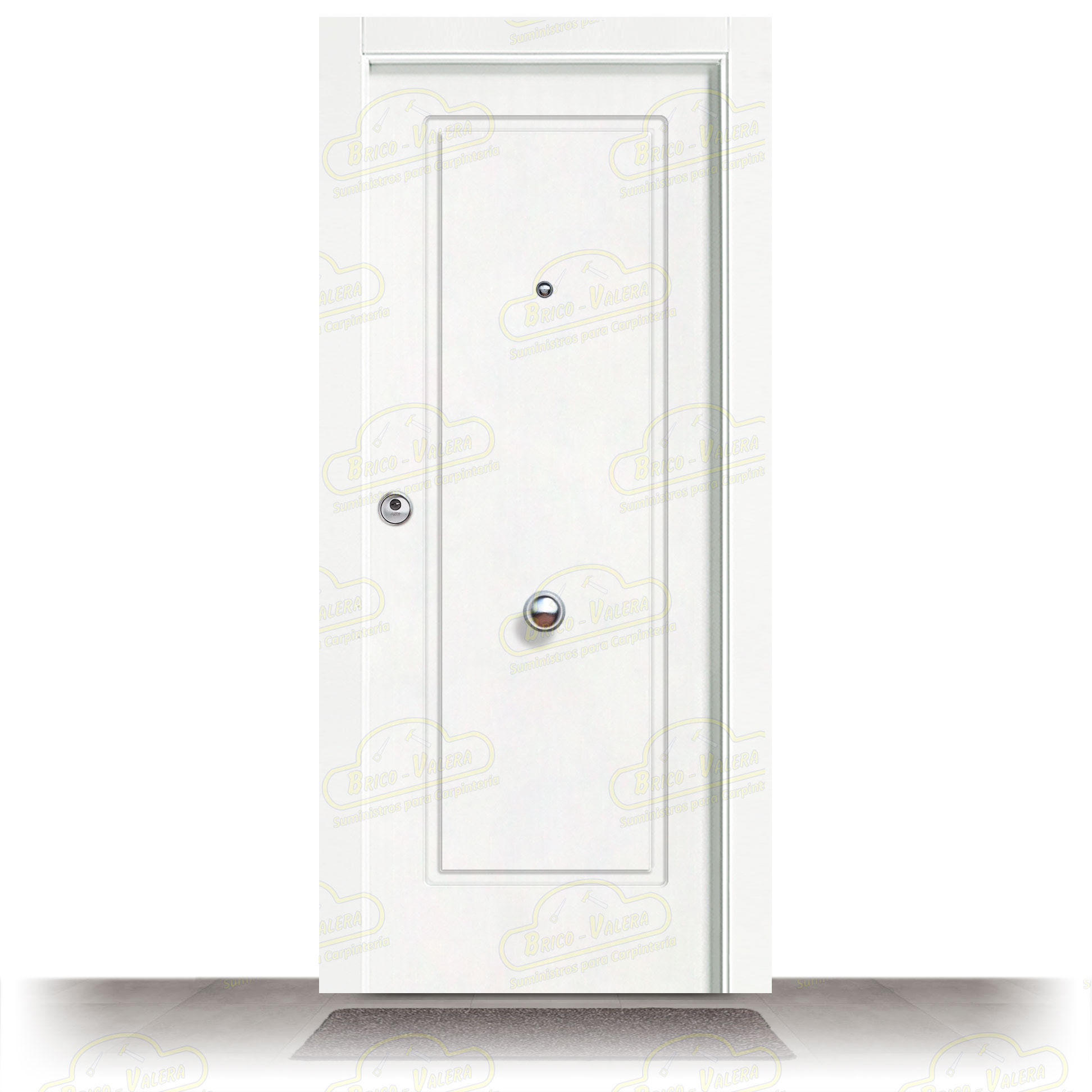 Puerta Blindada P-11 Lacada Blanca