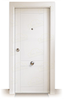 Puerta Blindada P110 Lacada Blanca