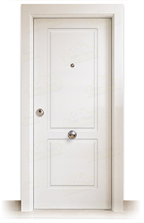 Puerta Blindada P-12 Lacada Blanca