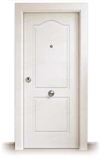 Puerta Blindada P-22 Lacada Blanca