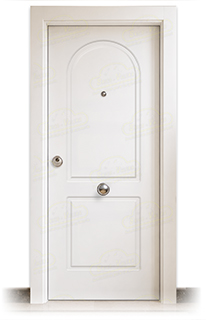 Puerta Blindada P42 Lacada Blanca