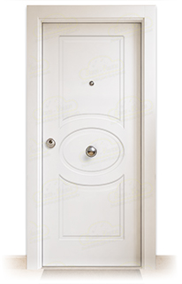 Puerta Blindada P620 Lacada Blanca