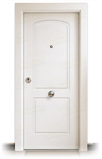Puerta Blindada P72 Lacada Blanca