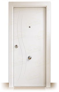 Puerta Blindada PANAMÁ Lacada Blanca