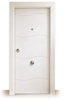 Puerta Blindada PL-2900 Lacada Blanca