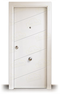 Puerta Blindada PL-3100 Lacada Blanca