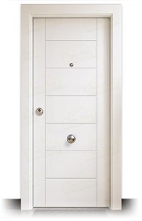 Puerta Blindada PL-3200 Lacada Blanca