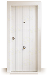 Puerta Blindada PL-3500 Lacada Blanca