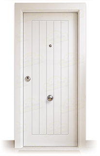 Puerta Blindada PL-3600 Lacada Blanca