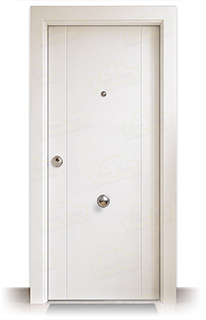 Puerta Blindada PVP1 Lacada Blanca