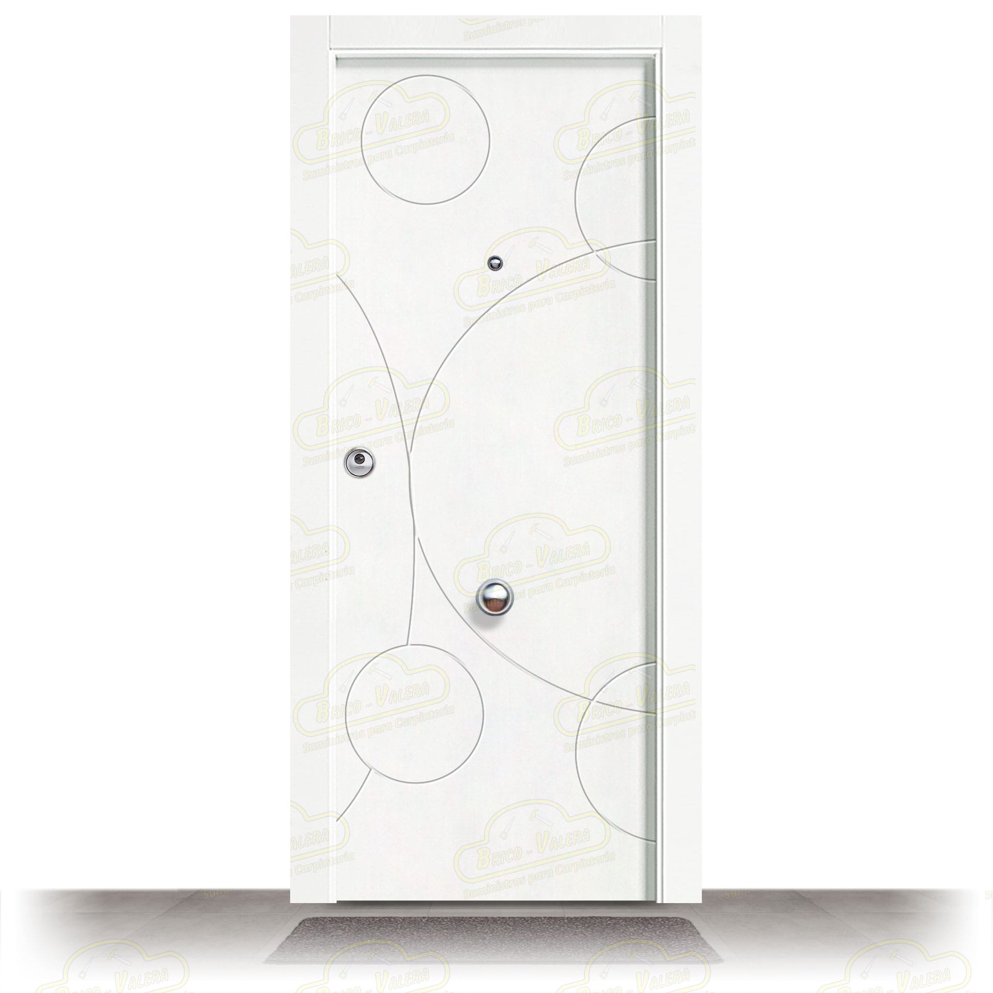 Puerta Blindada UNIVERSO Lacada Blanca