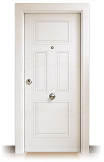 Puerta Blindada UR-140 Lacada Blanca