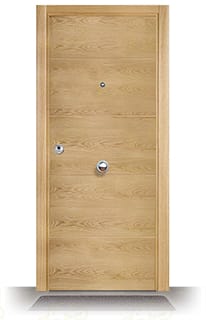 Puerta Blindada VT5 Roble Moderna 