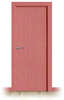 Puerta Premium LP-12R Lacada RAL de Interior en Block (Maciza)