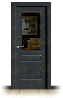 Puerta Premium LP-13-V1 Lacada RAL de Interior en Block (Maciza)