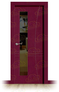 Puerta Premium LP-500-V1L Lacada RAL de Interior en Block (Maciza)