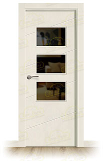Puerta Premium PL-3100-BZV3 Lacada RAL de Interior en Block (Maciza)