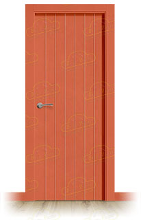 Puerta Premium PL-3500 Lacada RAL de Interior en Block (Maciza)