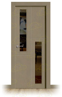 Puerta Premium PVT4-V2 Lacada RAL de Interior en Block (Maciza)